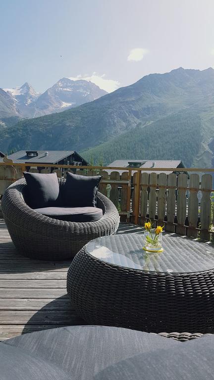 Hotel Alpenperle Saas-Fee Bagian luar foto